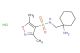 N-[(1-aminocyclohexyl)methyl]-3,5-dimethyl-1,2-oxazole-4-sulfonamide hydrochloride