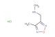 methyl[(4-methyl-1,2,5-oxadiazol-3-yl)methyl]amine hydrochloride