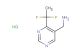 [4-(1,1-difluoroethyl)pyrimidin-5-yl]methanamine hydrochloride