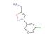[3-(3-chlorophenyl)-1,2-oxazol-5-yl]methanamine