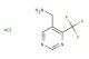 [4-(trifluoromethyl)pyrimidin-5-yl]methanamine hydrochloride