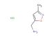 (3-methyl-1,2-oxazol-5-yl)methanamine hydrochloride
