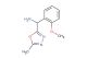 (2-methoxyphenyl)(5-methyl-1,3,4-oxadiazol-2-yl)methanamine