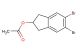 5,6-dibromo-2,3-dihydro-1H-inden-2-yl acetate