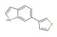6-(thiophen-3-yl)-1H-indole