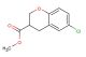 methyl 6-chloro-3,4-dihydro-2H-1-benzopyran-3-carboxylate