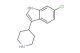 6-chloro-3-(piperidin-4-yl)-1H-indole