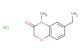 6-(aminomethyl)-4-methyl-3,4-dihydro-2H-1,4-benzoxazin-3-one hydrochloride