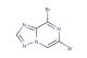 6,8-dibromo-[1,2,4]triazolo[1,5-a]pyrazine