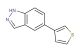 5-(thiophen-3-yl)-1H-indazole