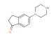 5-(piperazin-1-yl)-2,3-dihydro-1H-inden-1-one