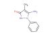5-amino-4-methyl-1-phenyl-2,3-dihydro-1H-pyrazol-3-one