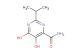 5,6-dihydroxy-2-(propan-2-yl)pyrimidine-4-carboxamide
