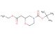 tert-butyl 2-(2-ethoxy-2-oxoethyl)morpholine-4-carboxylate