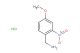 (4-methoxy-2-nitrophenyl)methanamine hydrochloride