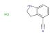 2,3-dihydro-1H-indole-4-carbonitrile hydrochloride