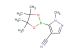 1-methyl-5-(4,4,5,5-tetramethyl-1,3,2-dioxaborolan-2-yl)-1H-pyrazole-4-carbonitrile