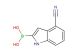 (4-cyano-1H-indol-2-yl)boronic acid