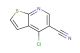 4-chlorothieno[2,3-b]pyridine-5-carbonitrile