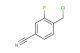 4-(chloromethyl)-3-fluorobenzonitrile