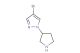 4-bromo-1-(pyrrolidin-3-yl)-1H-pyrazole