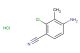 4-amino-2-chloro-3-methylbenzonitrile hydrochloride
