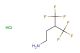 4,4,4-trifluoro-3-(trifluoromethyl)butan-1-amine hydrochloride