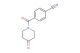 4-(4-oxopiperidine-1-carbonyl)benzonitrile