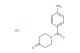 1-(4-aminobenzoyl)piperidin-4-one hydrochloride