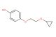4-(2-cyclopropoxyethoxy)phenol