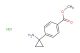 methyl 4-(1-aminocyclopropyl)benzoate hydrochloride