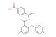 4-((S)-1-(2-(4-fluorophenoxy)-5-chlorobenzamido)ethyl)benzoic acid