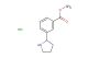 methyl 3-(pyrrolidin-2-yl)benzoate hydrochloride