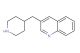 3-[(piperidin-4-yl)methyl]quinoline