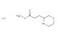 methyl 3-(morpholin-3-yl)propanoate hydrochloride