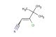 3-chloro-4,4-dimethylpent-2-enenitrile