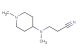3-[methyl(1-methylpiperidin-4-yl)amino]propanenitrile
