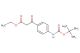 3-(4-tert-butoxycarbonylamino-phenyl)-3-oxo-propionic acid ethyl ester