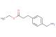 ethyl 3-[4-(aminomethyl)phenyl]propanoate