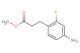 methyl 3-(4-amino-2-fluorophenyl)propanoate