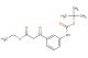 3-(3-tert-butoxycarbonylamino-phenyl)-3-oxo-propionic acid ethyl ester