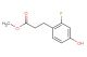 methyl 3-(2-fluoro-4-hydroxyphenyl)propanoate