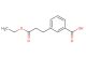 3-(3-ethoxy-3-oxopropyl)benzoic acid