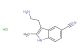3-(2-aminoethyl)-2-methyl-1H-indole-5-carbonitrile hydrochloride