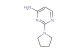 2-(pyrrolidin-1-yl)pyrimidin-4-amine