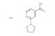 2-(pyrrolidin-1-yl)pyridine-4-carboxylic acid hydrochloride