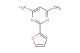 2-(furan-2-yl)-6-methylpyrimidin-4-amine