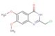 2-(chloromethyl)-6,7-dimethoxy-3,4-dihydroquinazolin-4-one