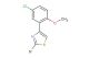 2-bromo-4-(5-chloro-2-methoxyphenyl)-1,3-thiazole