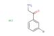 2-amino-1-(3-bromophenyl)ethan-1-one hydrochloride
